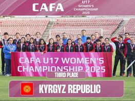 Футболистки из&nbsp;Кыргызстана заняли третье место на&nbsp;турнире CAFA U17 