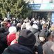 Фото СМИ. В Караколе на акцию протеста вышли местные торговцы